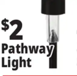 Ocean State Job Lot Solar Pathway Light Black offer