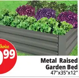Ocean State Job Lot Tiller & Rowe Metal Raised Garden Bed offer