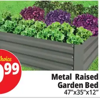 Ocean State Job Lot Tiller & Rowe Metal Raised Garden Bed offer