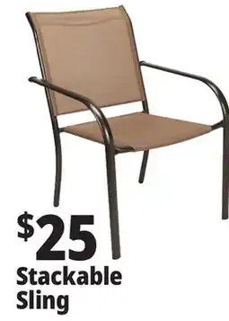 Ocean State Job Lot Stackable Patio Sling Chair offer