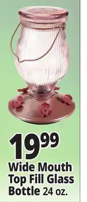 Ocean State Job Lot Perky Pet Top Fill Glass Hummingbird Feeder 24 oz offer