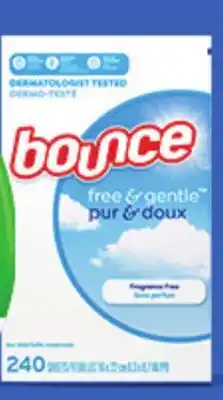 Ocean State Job Lot Bounce Free & Gentle Dryer Sheets 240 Count offer