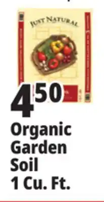 Ocean State Job Lot Just Natural Organic Garden Soil 1 cu ft offer