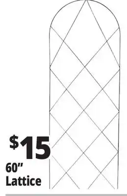 Ocean State Job Lot Panacea Lattice Garden Trellis 60 offer