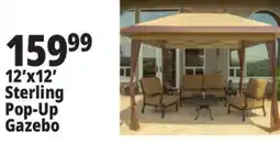 Ocean State Job Lot Sterling 12' x 12' Instant Pop-Up Gazebo offer