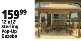 Ocean State Job Lot Sterling 12' x 12' Instant Pop-Up Gazebo offer