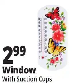 Ocean State Job Lot Outdoor Living Accents Window Thermometer offer