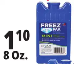 Ocean State Job Lot Freez Pak Reusable Mini Ice Pack 8 oz offer