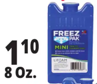 Ocean State Job Lot Freez Pak Reusable Mini Ice Pack 8 oz offer