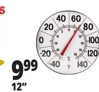 Ocean State Job Lot 12 Garden Thermometer offer