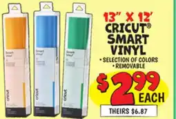 Ollie's 13 X 12' CRICUT SMART VINYL offer