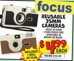 Ollie's REUSABLE 35MM CAMERAS offer