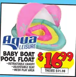 Ollie's BABY BOAT POOL FLOAT offer