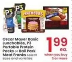 Albertsons Oscar Mayer Basic Lunchables offer