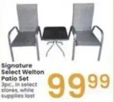 Albertsons Signature Select Welton Patio Set offer