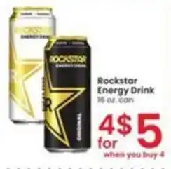 Albertsons Rockstar Energy Drink offer