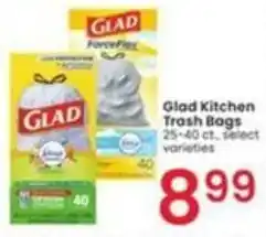 Albertsons Glad Kitchen Trash Bags offer