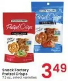 Albertsons Snack Factory Pretzel Crisps offer