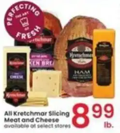 Albertsons All Kretchmar Slicing Meat and Cheese offer