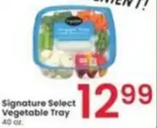 Albertsons Signature Select Vegetable Tray offer