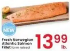 Albertsons Fresh Norwegian Atlantic Salmon Fillet offer