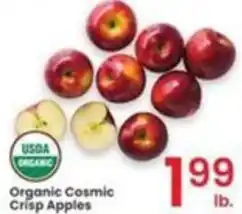Albertsons Organic Cosmic Crisp Apples offer