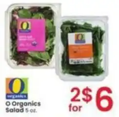 Albertsons Organics Salad offer