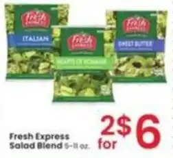 Albertsons Fresh Express Salad Blends offer