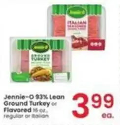 Albertsons Jennie-O 93% Lean Ground Turkey or Flavored offer