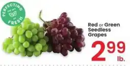 Albertsons Red or Green Seedless Grapes offer