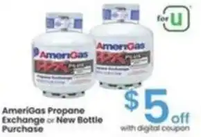 Albertsons AmeriGas Propane Exchange or New Bottle Purchase offer