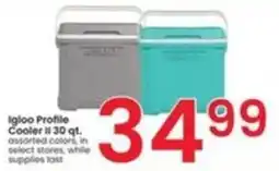 Albertsons Igloo Profile Cooler offer