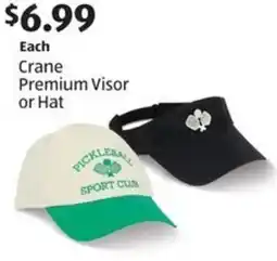 Aldi Crane Premium Visor or Hat offer