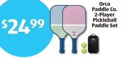 Aldi Orca Paddle Co. 2-Player Pickleball Paddle Set offer