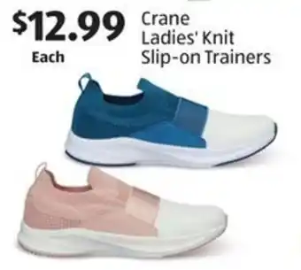 Aldi Crane Ladies Knit Slip-on Trainers offer