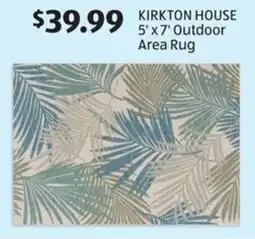 Aldi KIRKTON HOUSE 5' x 7' Outdoor Area Rug offer