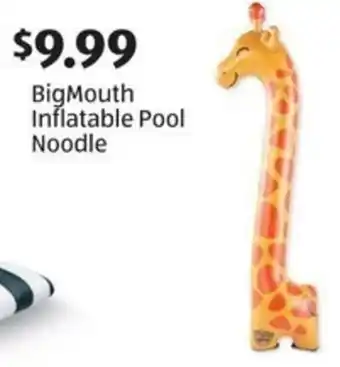 Aldi BigMouth Inflatable Pool Noodle offer