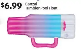 Aldi Banzai Tumbler Pool Float offer