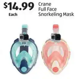 Aldi Crane Full Face Snorkling Mask offer