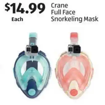 Aldi Crane Full Face Snorkling Mask offer