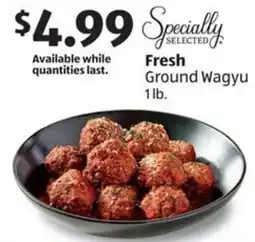 Aldi Fresh Ground Wagyu offer