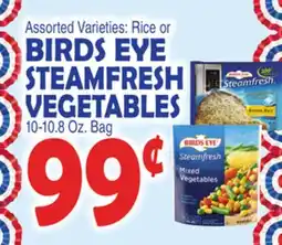 Bravo Supermarkets BIRDS EYE RICE OR STEAMFRESH VEGETABLES offer