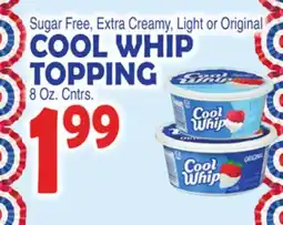 Bravo Supermarkets COOL WHIP TOPPING offer