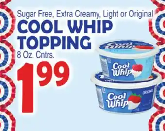 Bravo Supermarkets COOL WHIP TOPPING offer