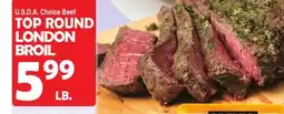 Bravo Supermarkets TOP ROUND LONDON BROIL offer