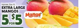 Bravo Supermarkets EXTRA LARGE MANGOS offer