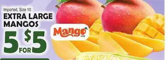 Bravo Supermarkets EXTRA LARGE MANGOS offer