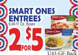 Bravo Supermarkets SMART ONES ENTREES offer