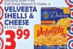 Bravo Supermarkets VELVEETA SHELLS & CHEESE offer