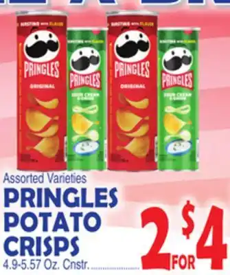 Bravo Supermarkets PRINGLES POTATO CRISPS offer